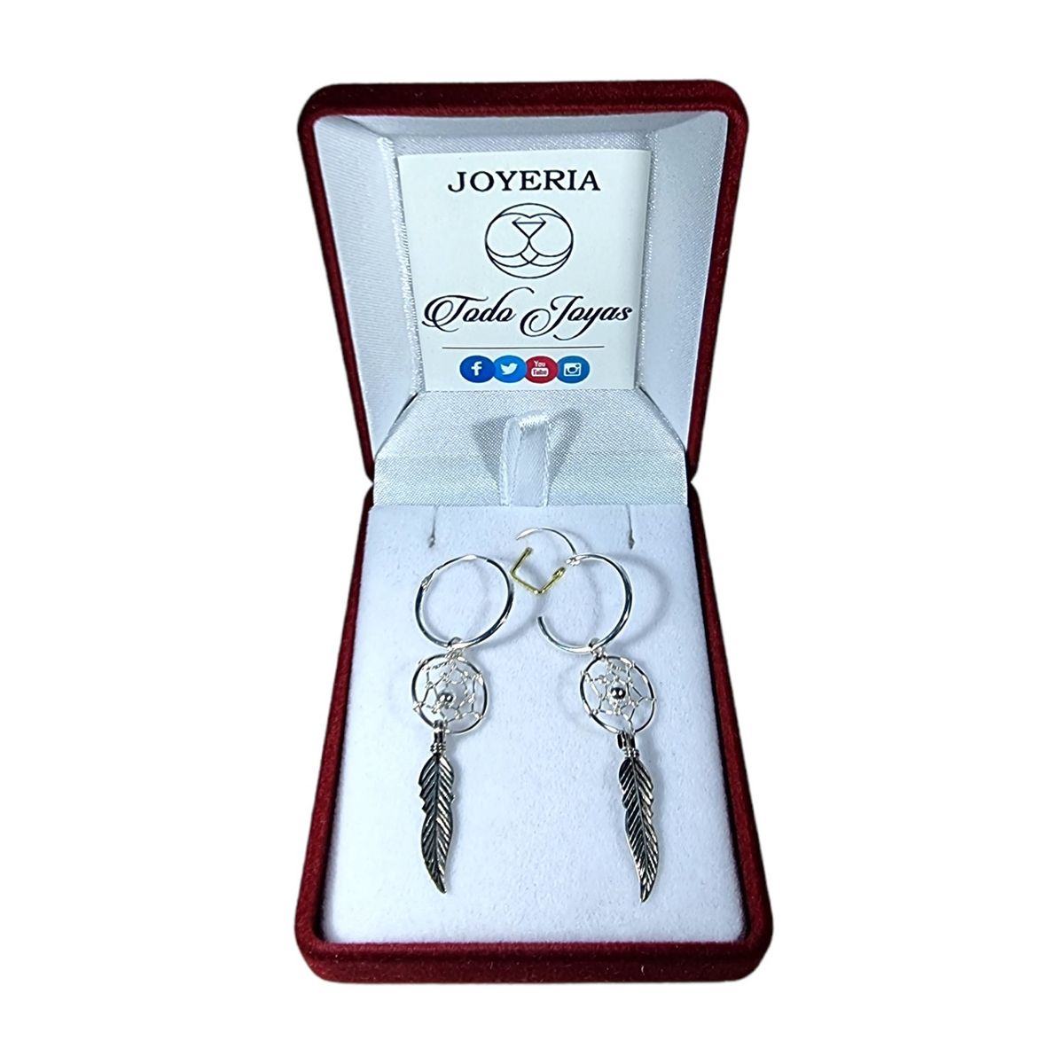 TODOJOYAS - Aros Plata 925 Argolla Atrapa Sueño