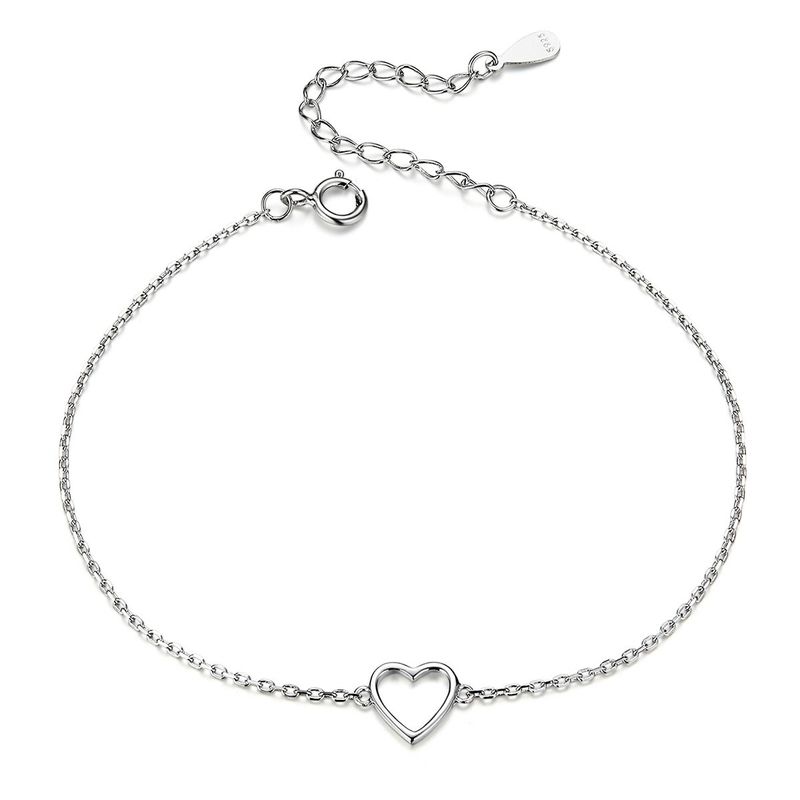 TODOJOYAS - Pulsera Plata 925 Mini Corazon