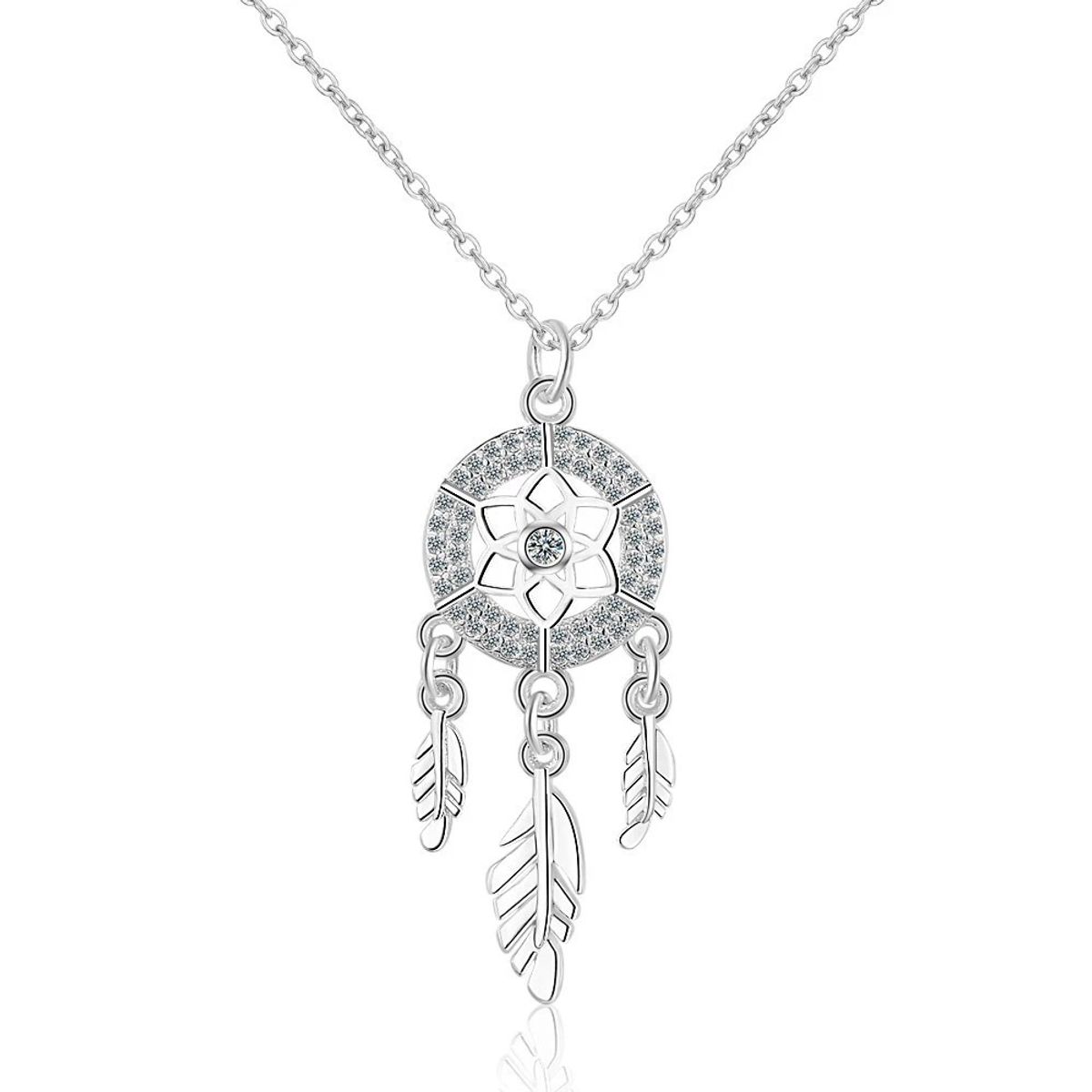 TODOJOYAS - Collar Atrapa Sueño Circones Plateado