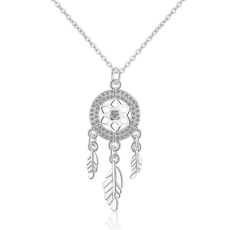 TODOJOYAS - Collar Atrapa Sueño Circones Plateado