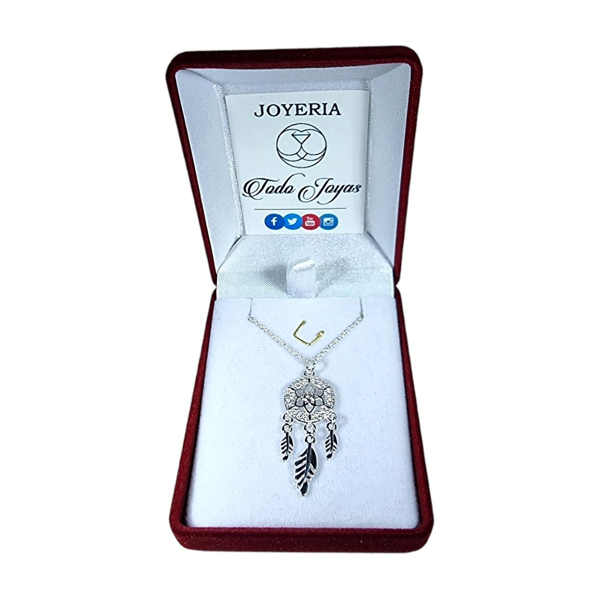 TODOJOYAS - Collar Atrapa Sueño Circones Plateado
