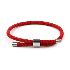 TODOJOYAS - Pulsera Cuerda Roja Ajustable