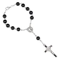 Pulsera Denario Crucifico San Benito Protector