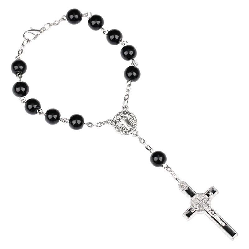 TODOJOYAS - Pulsera Denario Crucifico San Benito Protector