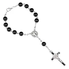 TODOJOYAS - Pulsera Denario Crucifico San Benito Protector