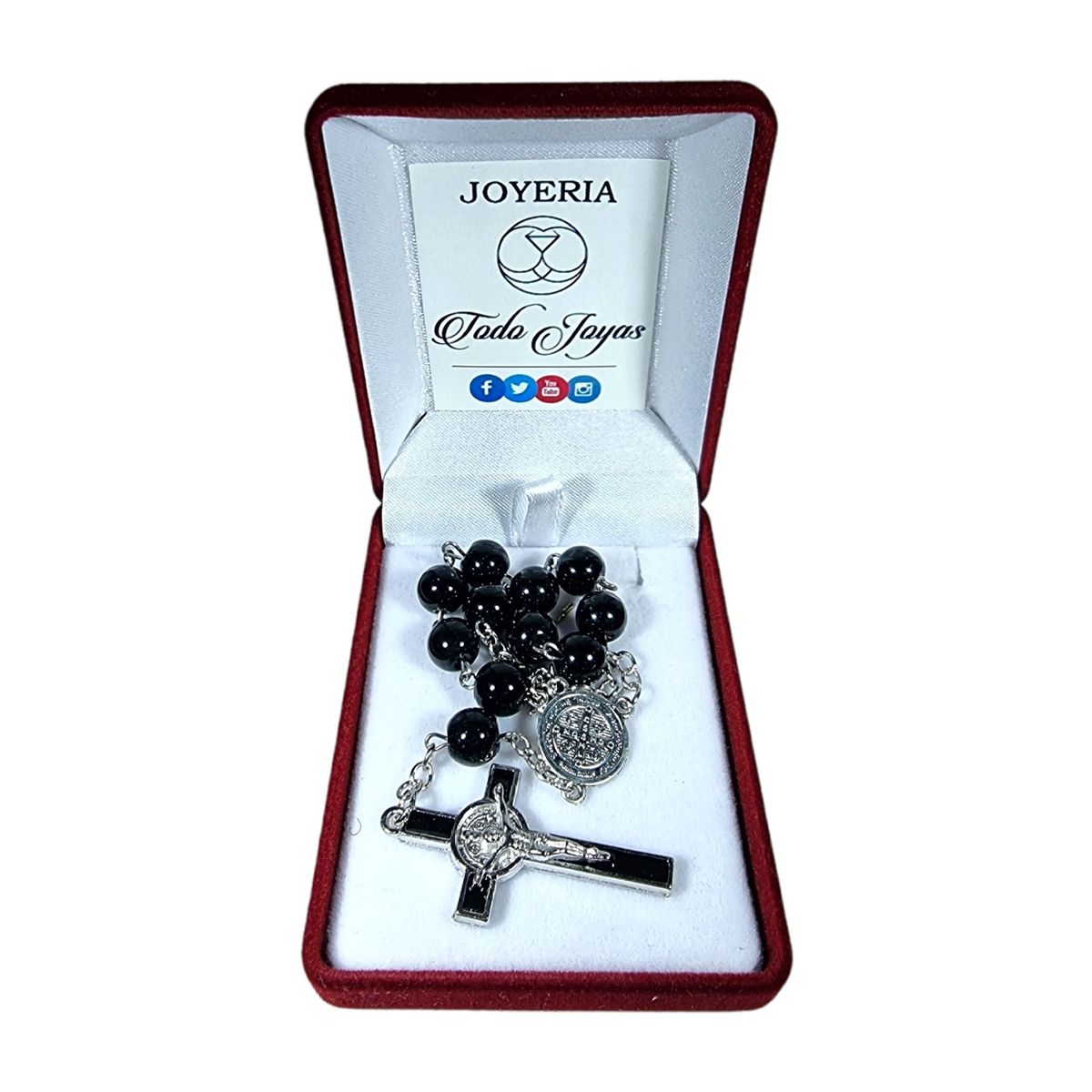 TODOJOYAS - Pulsera Denario Crucifico San Benito Protector