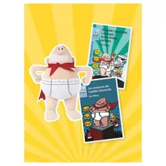 SM - Pack 2 libros Capitán Calzoncillos + peluche