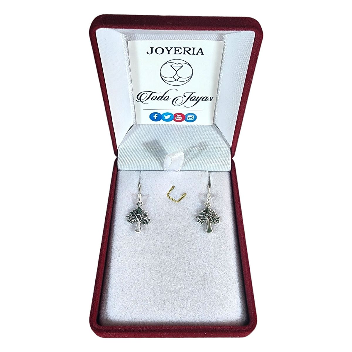 TODOJOYAS - Aros Plata 925 Arbol Colgante