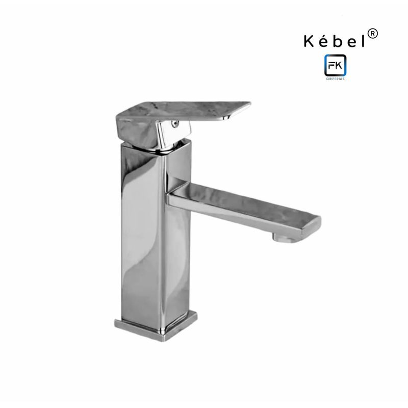 GENERICO - Llave Monomando Lavamanos Classic Chrome Kébel FK