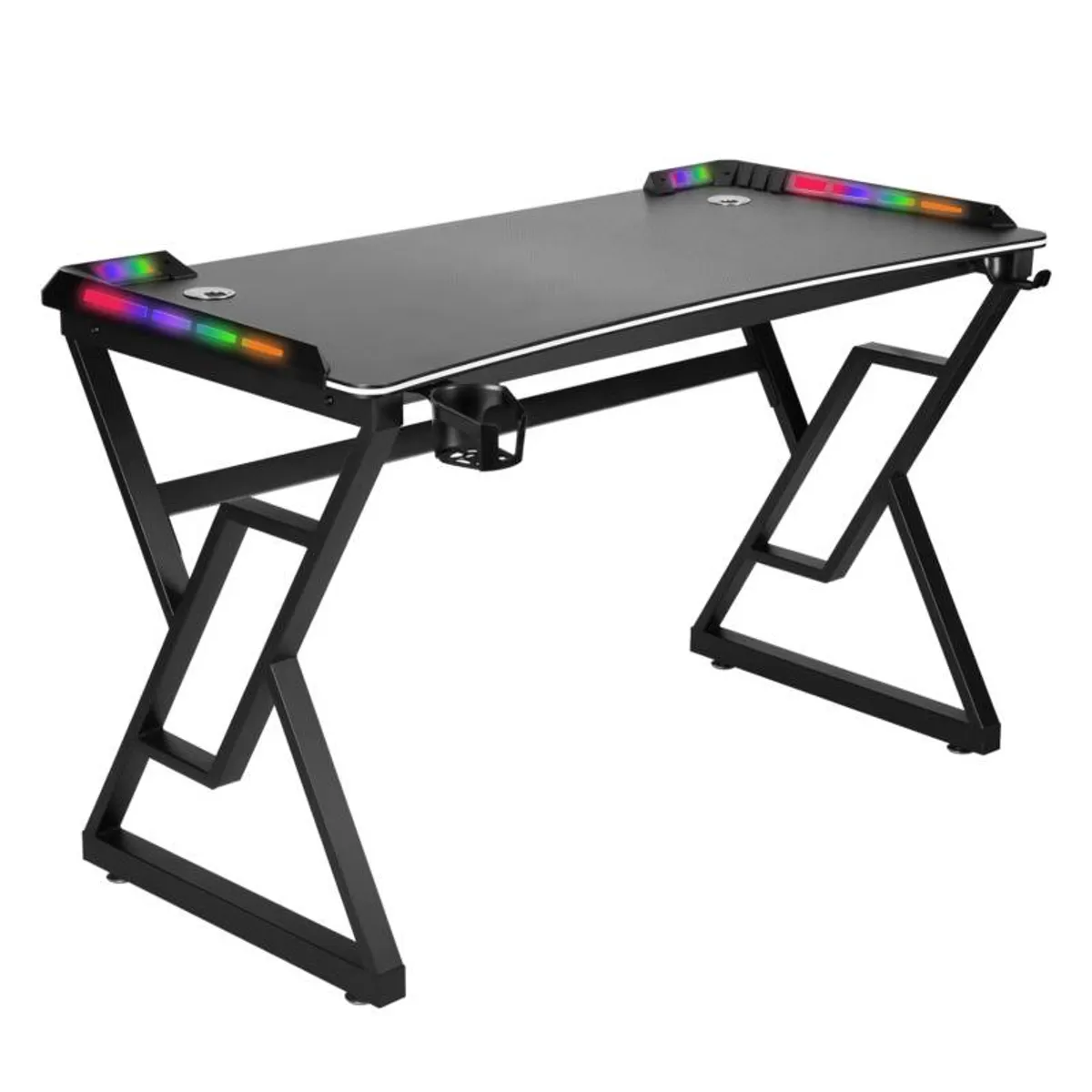 VIDITA - Escritorio Gamer X-RGB 120cm Mesa Gamer con Luces Profesional