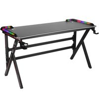 Escritorio Gamer K-RGB 140cm Mesa Gamer con Luces Profesional