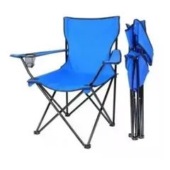 GENERICO - Silla Playa Plegable Silla De Camping Playera Porta Vaso