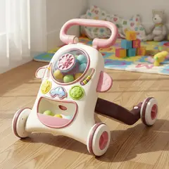 BEBESIT - Corre Pasillo Caminador 2 en 1 Rosado