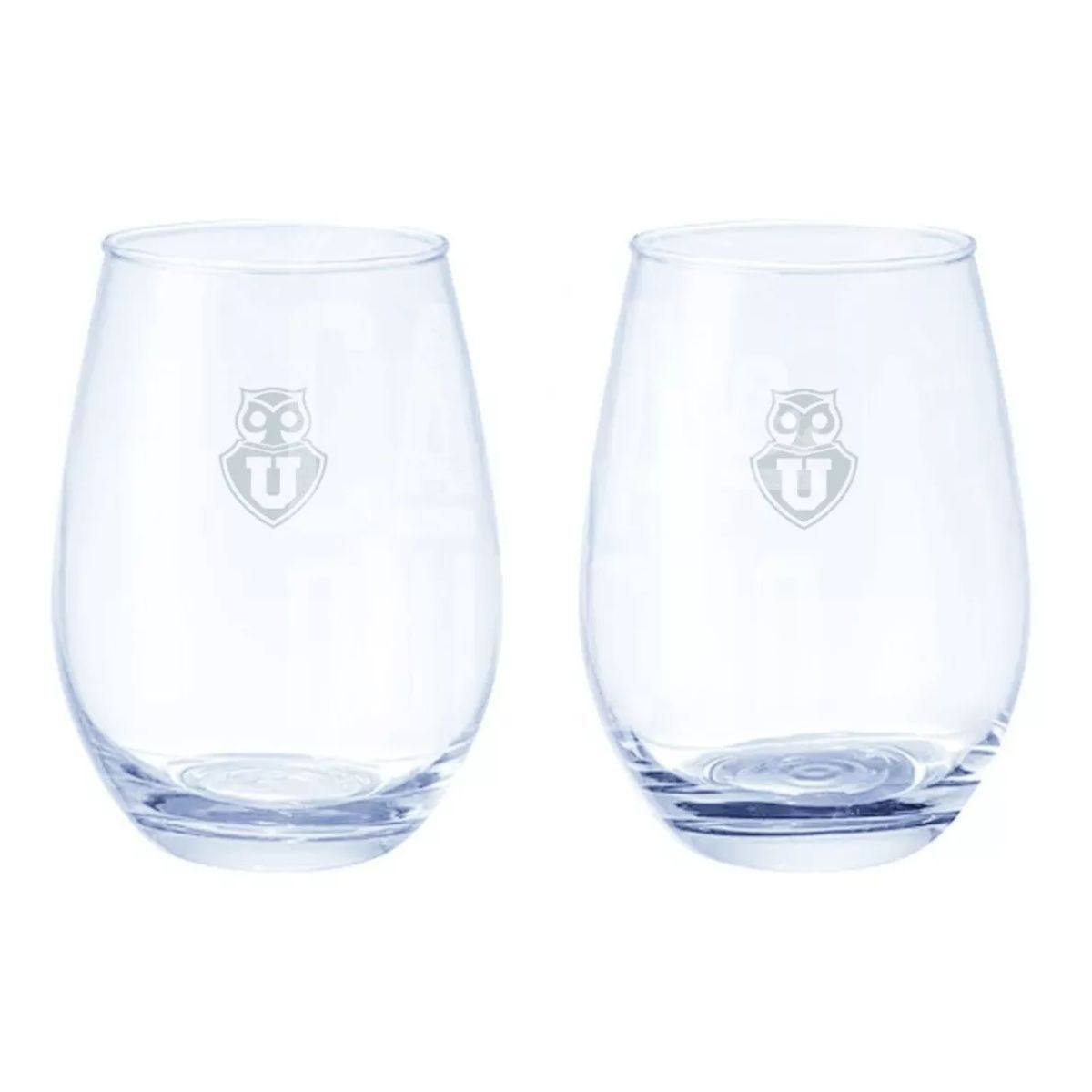U DE CHILE - Set 2 Vasos Premium U de Chile 370ml U DE CHILE
