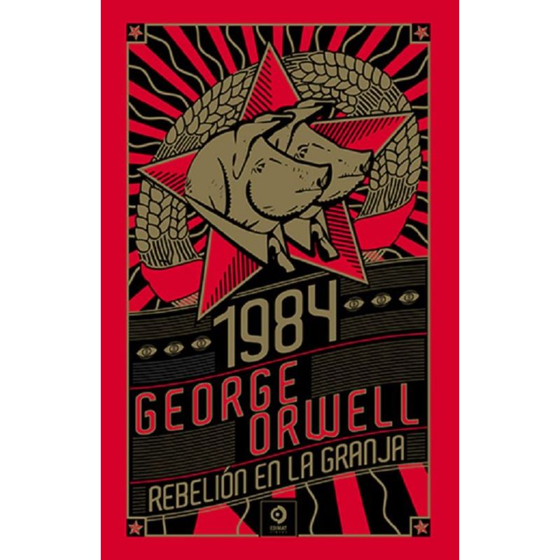 EDIMAT LIBROS - 1984 y Rebelion en la granja (Piel de Clasicos)