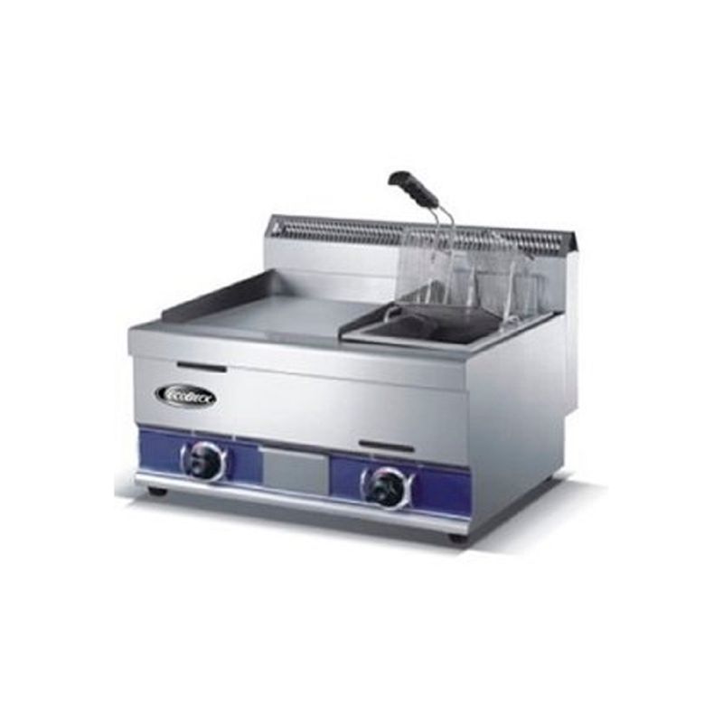 ECOBECK - FREIDORA CON PLANCHA CHURRASQUERA SOBREMESA ECOBE