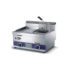ECOBECK - FREIDORA CON PLANCHA CHURRASQUERA SOBREMESA ECOBE