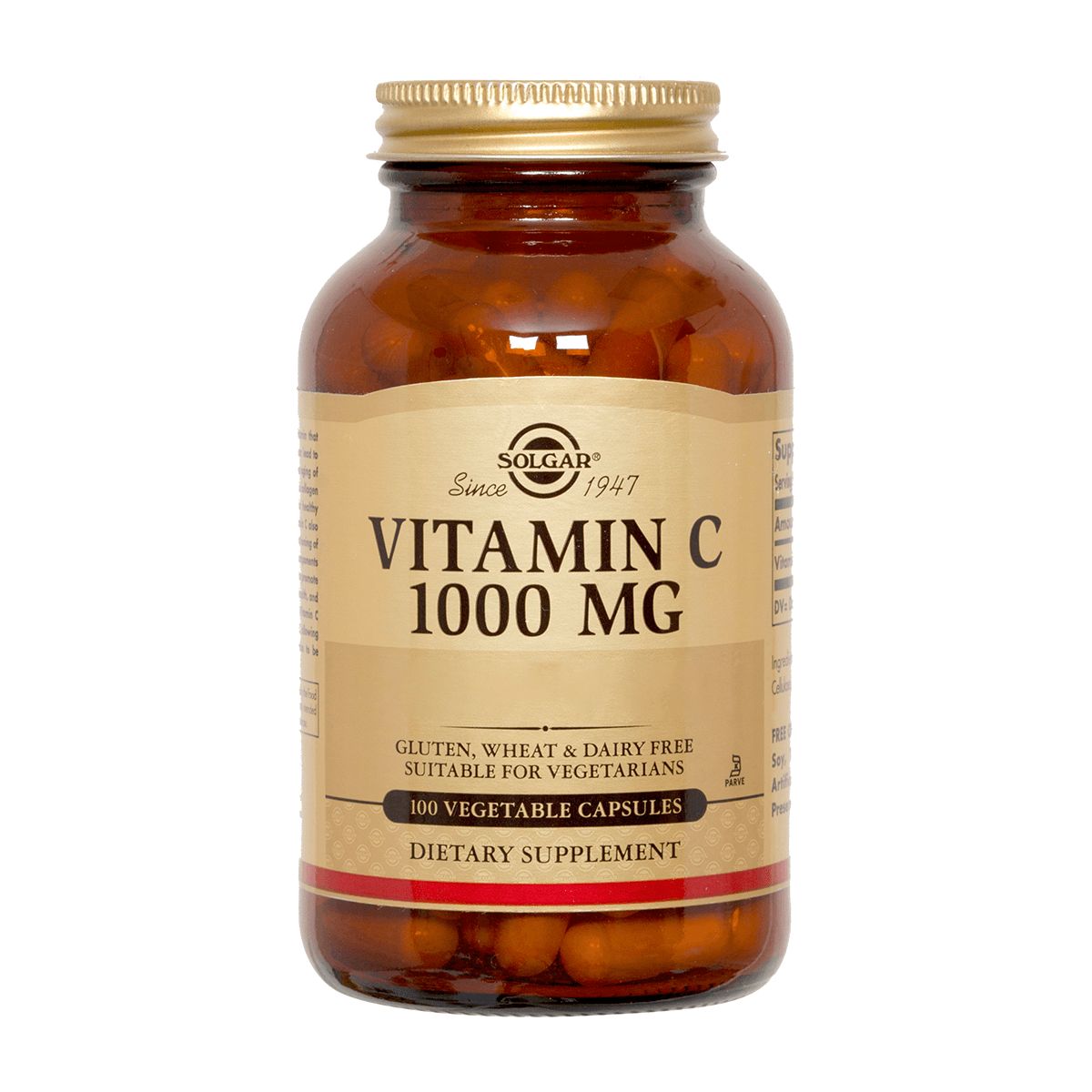 SOLGAR - Vitamina C 1000 mg (100 caps)