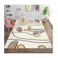 Alfombra Living 120X160 Cm. Florencia Tapete 3D Sala Estar