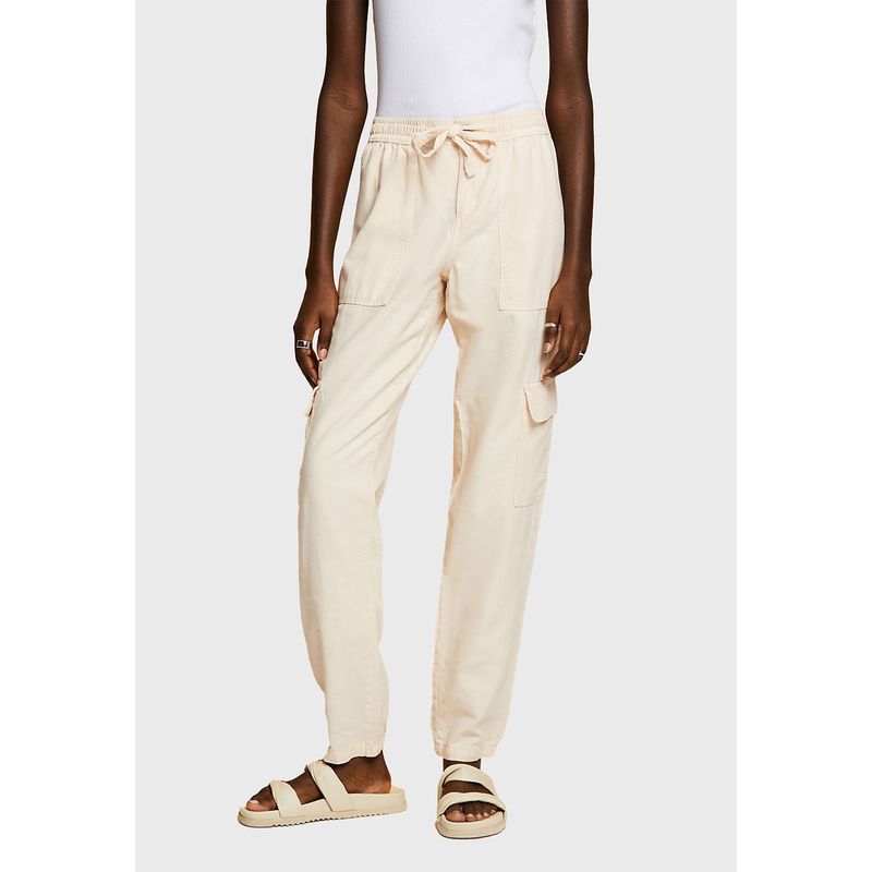 ESPRIT - Pantalón Cargo Frunce En Cintura Mujer Esprit ESPRIT