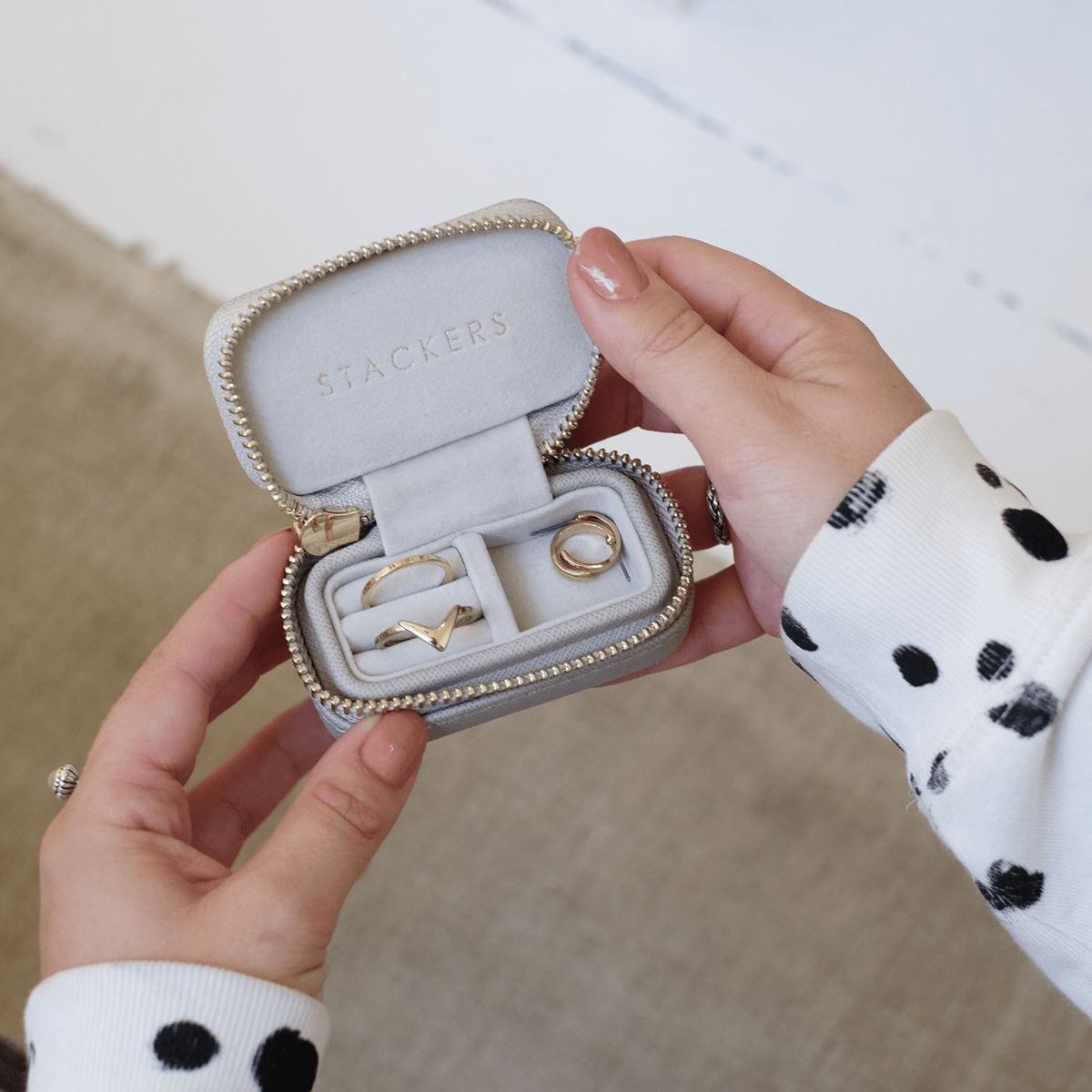 STACKERS - Joyero de viaje con cremallera