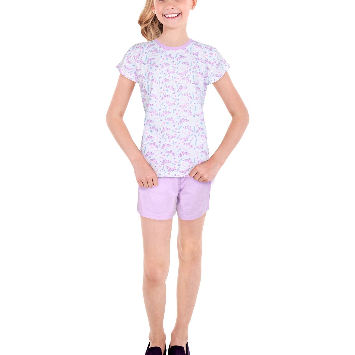 TOP - Pijama Niña Algodón Verano DC Wonder Woman C2 Top