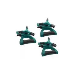 GENERICO - X3 Regador Giratorio Base 3 Brazos Aspersor Riego Automático