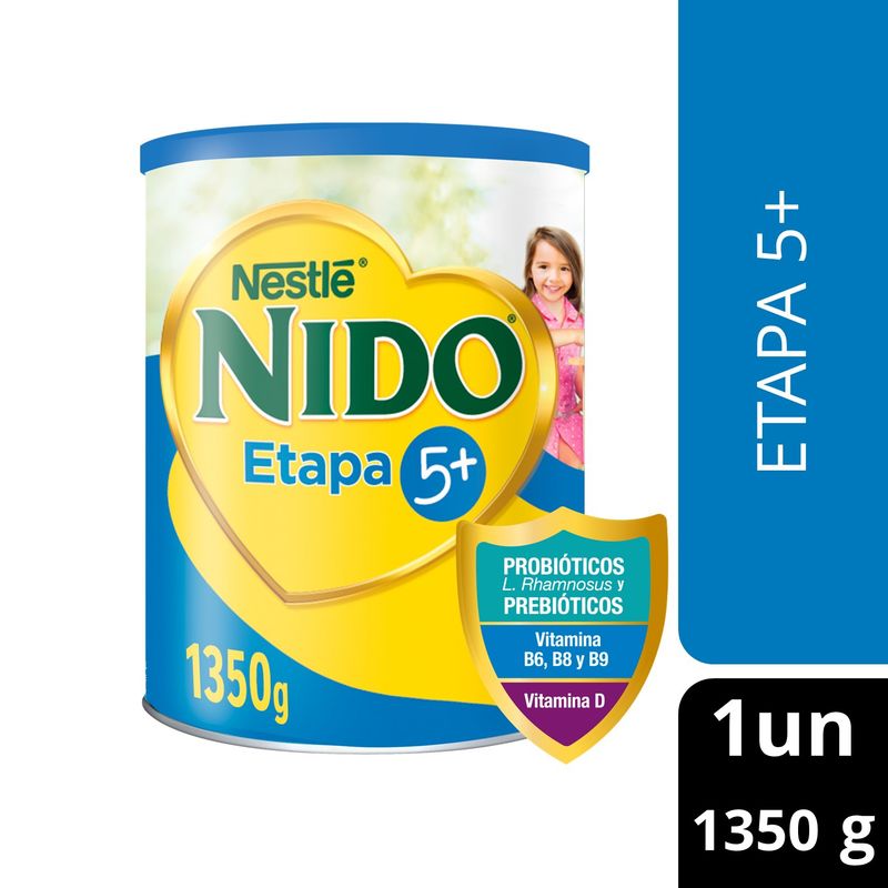 NIDO - Leche En Polvo Nido® Etapa 5+ Protectus® Avanzado Tarro 1350