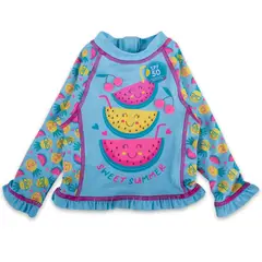 PILLIN - Polera UV + Gorro Bebé Niña Turquesa - Verde