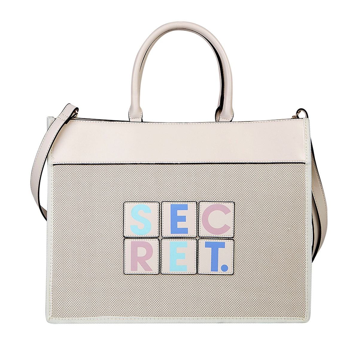 SECRET - Cartera Tote Bag Secret Cambria Beige L