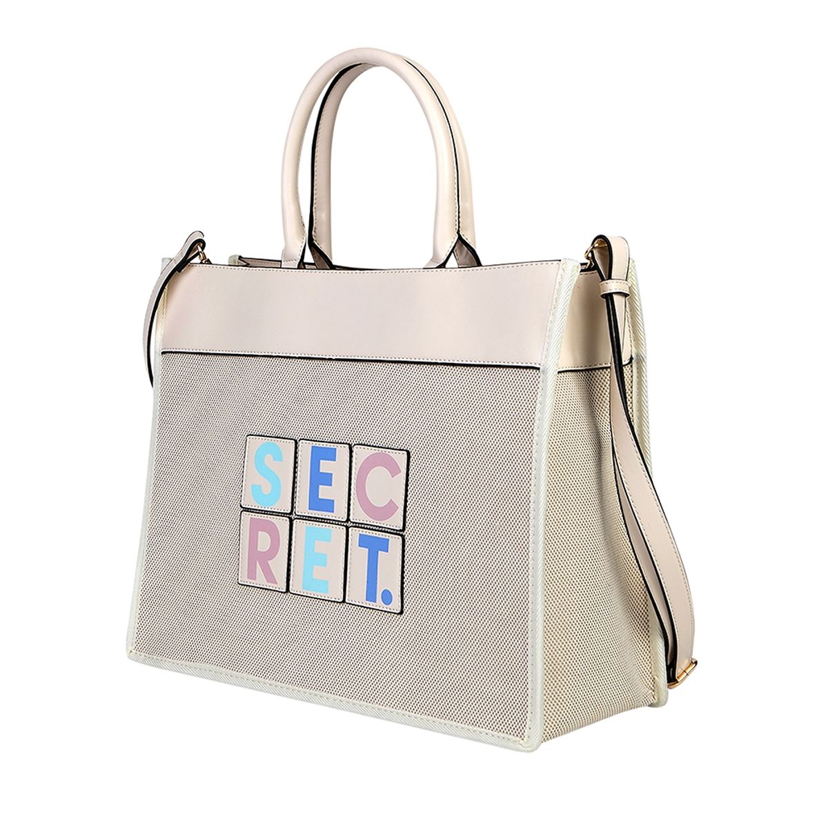 SECRET - Cartera Tote Bag Secret Cambria Beige L