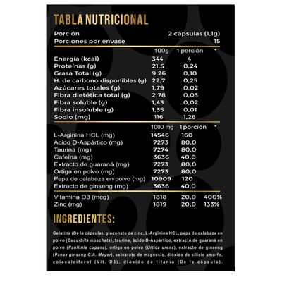 Imagen 2 del producto Pack 2 Espirulong / Salud Masculina/ 60 capsulas.