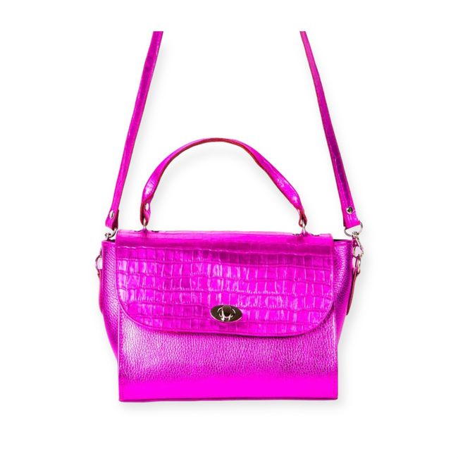 UNIQUES - Cartera Laila Cuero Metalizado