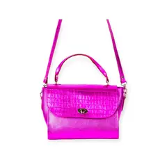 UNIQUES - Cartera Laila Cuero Metalizado