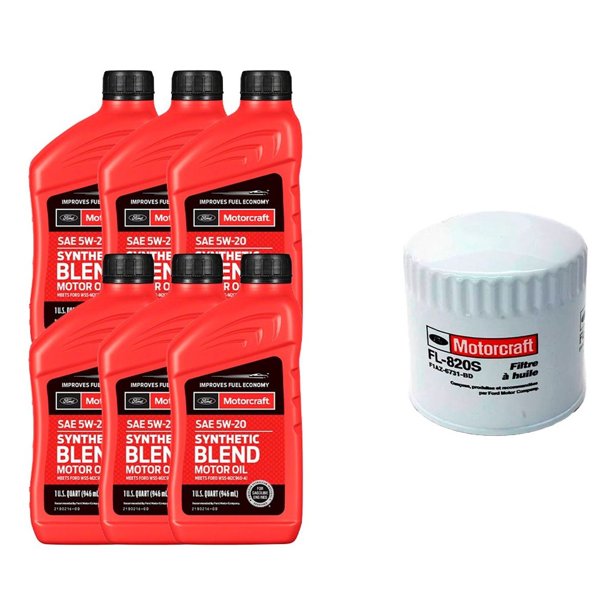 FORD - Kit Mantención Ford F150 4.6l Aceite Motor Con Filtro