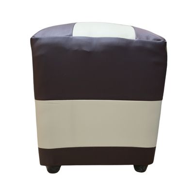 Imagen 2 del producto Pouf Bicolor Eco Cuero 35x35x42 Muebles Rimar