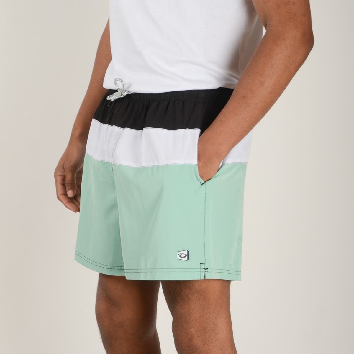 GANGSTER - Traje De Baño 3Way Verde Gangster