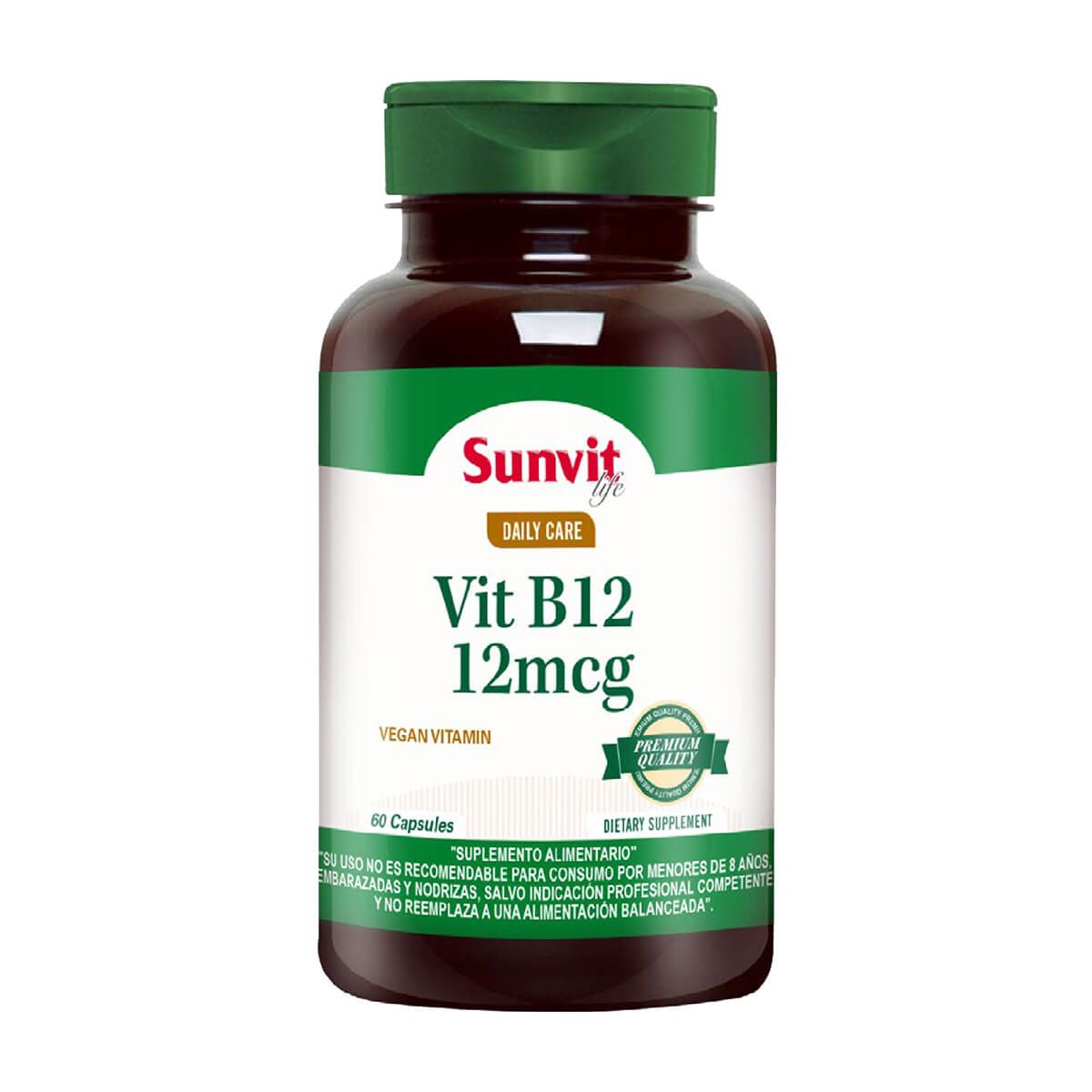 SUNVIT - Vitamina B12 12 MGC (60 caps)