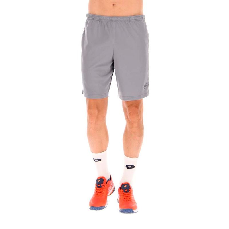 LOTTO - Short de Tenis Hombre Lotto - Squadra III Gris LOTTO