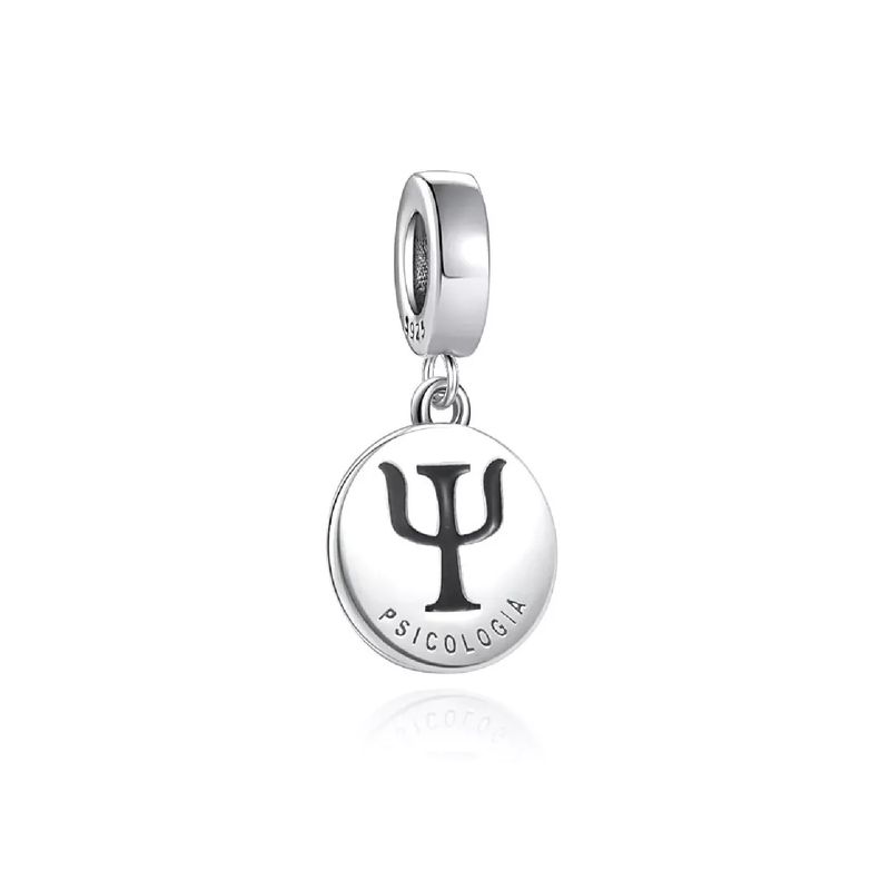 SILVER HEART - Charm Profesión Psicología en Plata Fina 925 SILVER HEART