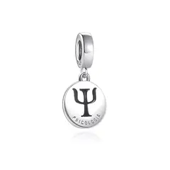 SILVER HEART - Charm Profesión Psicología en Plata Fina 925