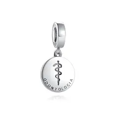 SILVER HEART - Charm Profesión Odontología En Plata Fina 925