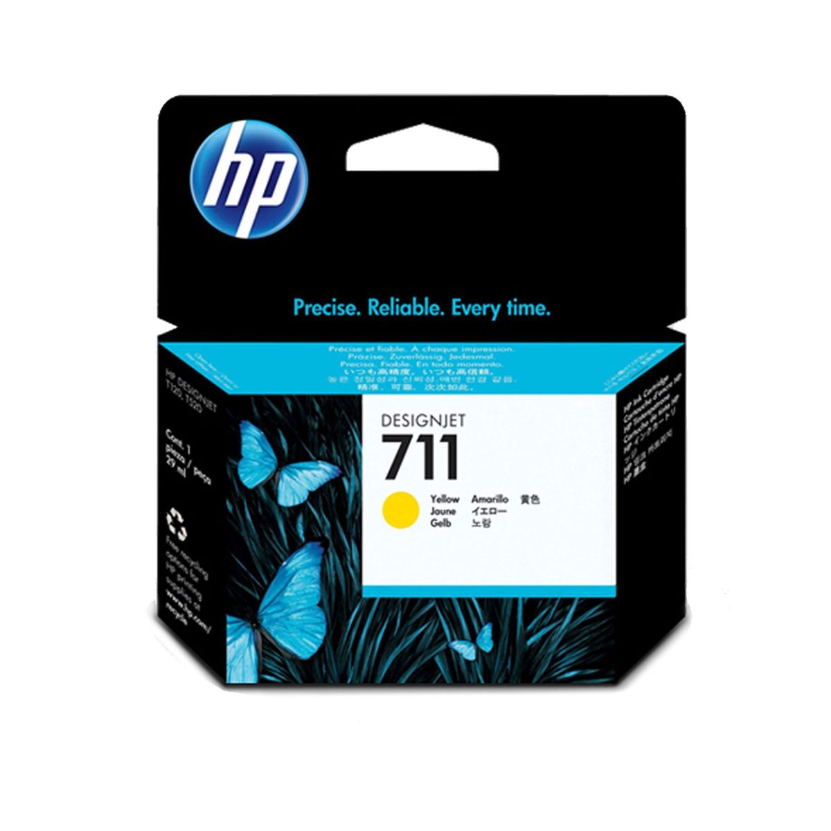 HP - Tinta Hp 711 Amarillo Original T120 T520