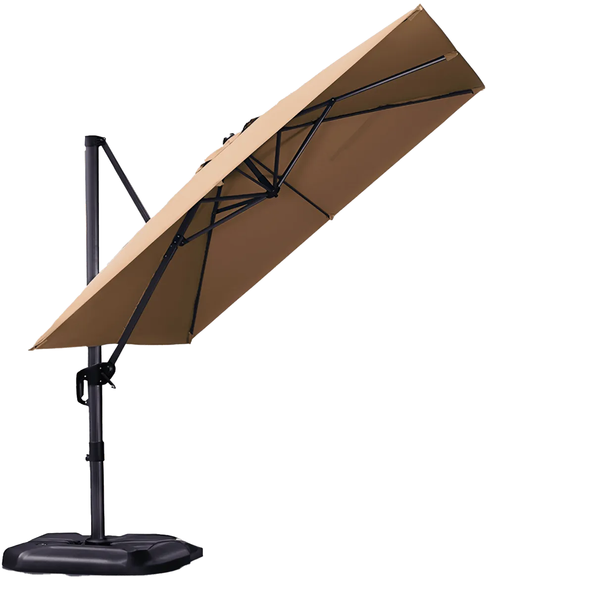 VINCENZI - Quitasol para terraza Lateral 360 Khaki Vincenzi