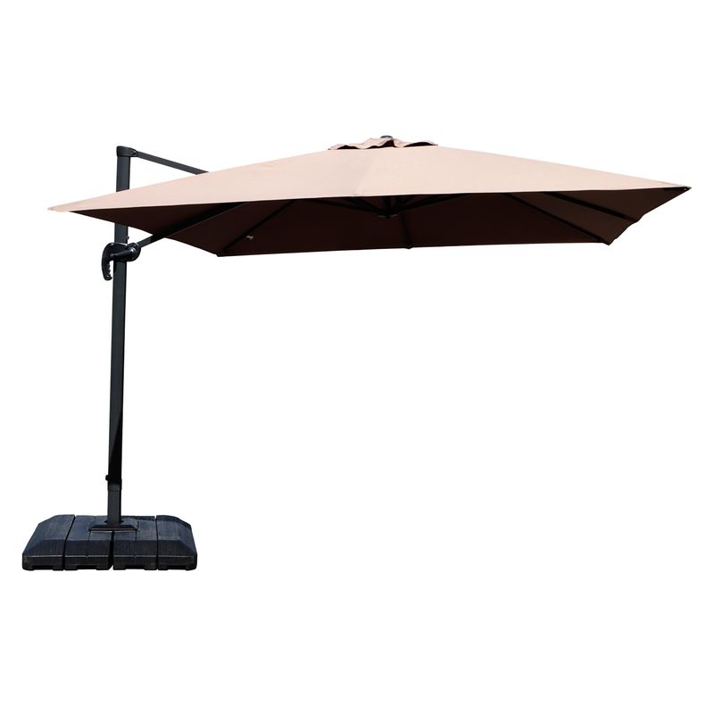 VINCENZI - Quitasol para terraza Lateral 360 Khaki Vincenzi