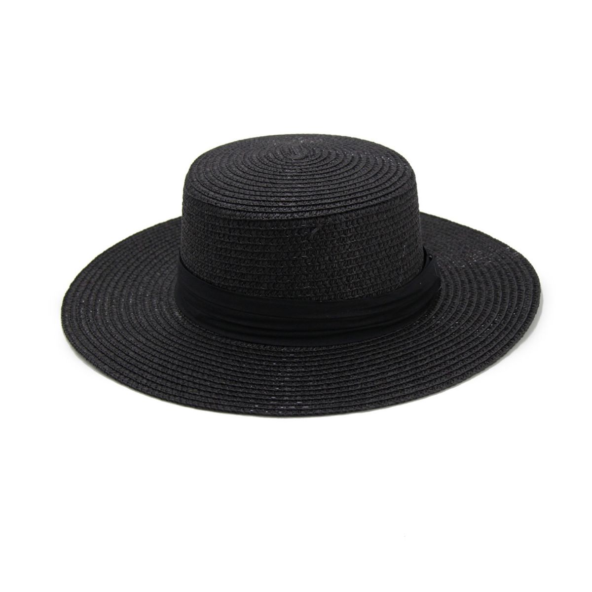 GENERICO - Sombrero rafia plano Accesoría GENERICO