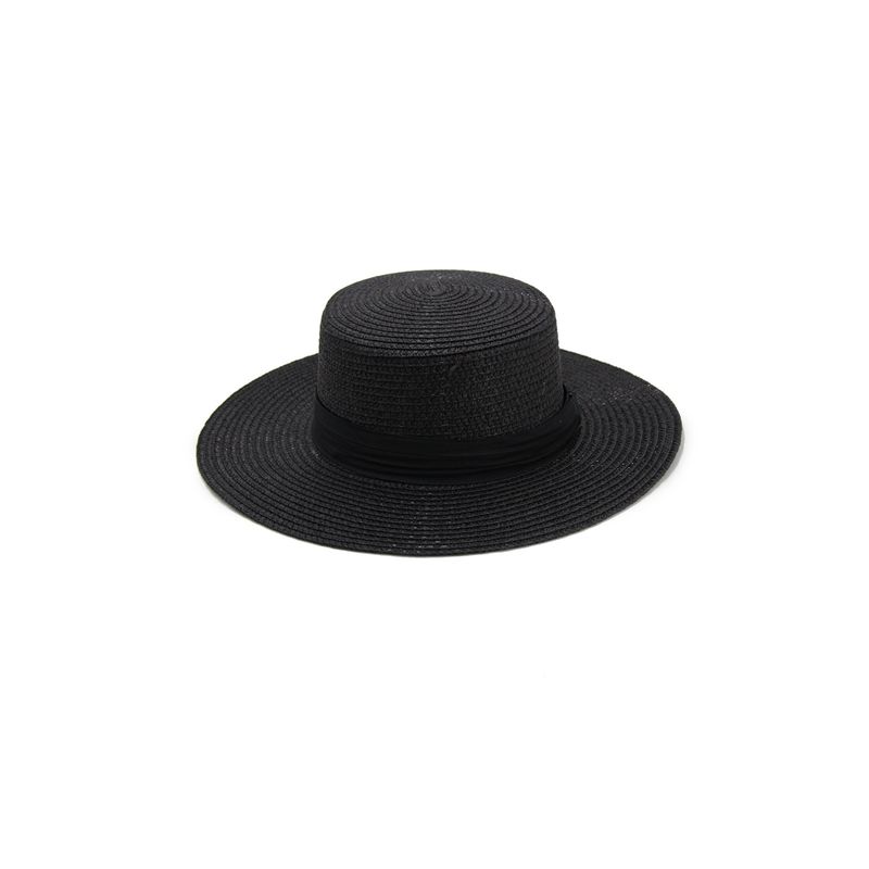 GENERICO - Sombrero rafia plano Accesoría GENERICO