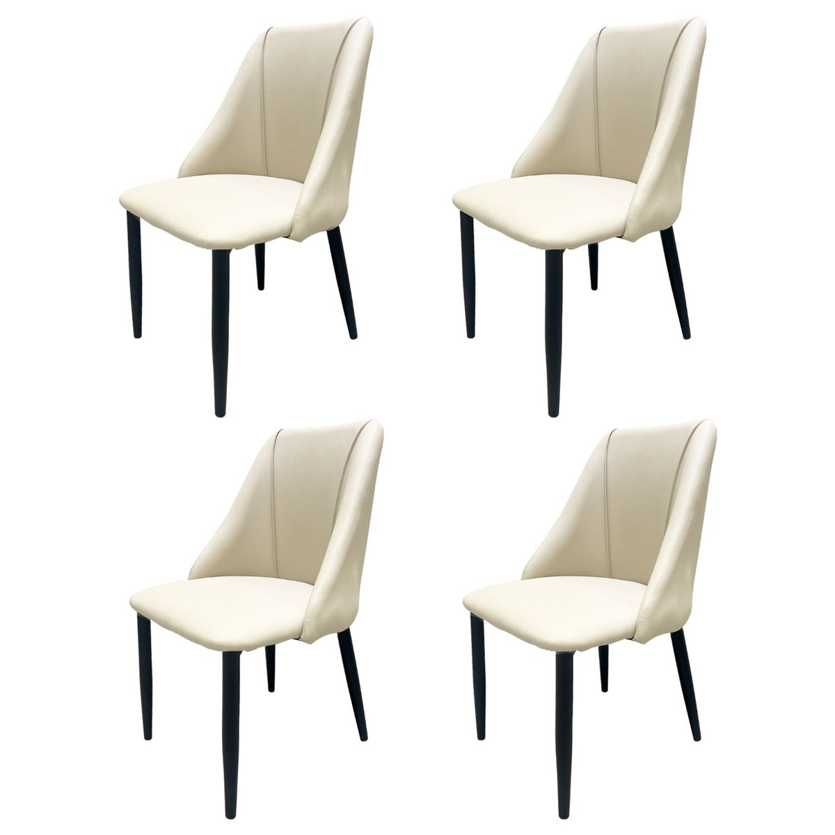 NOVAHUS - Pack 4 Silla comedor Eleganza