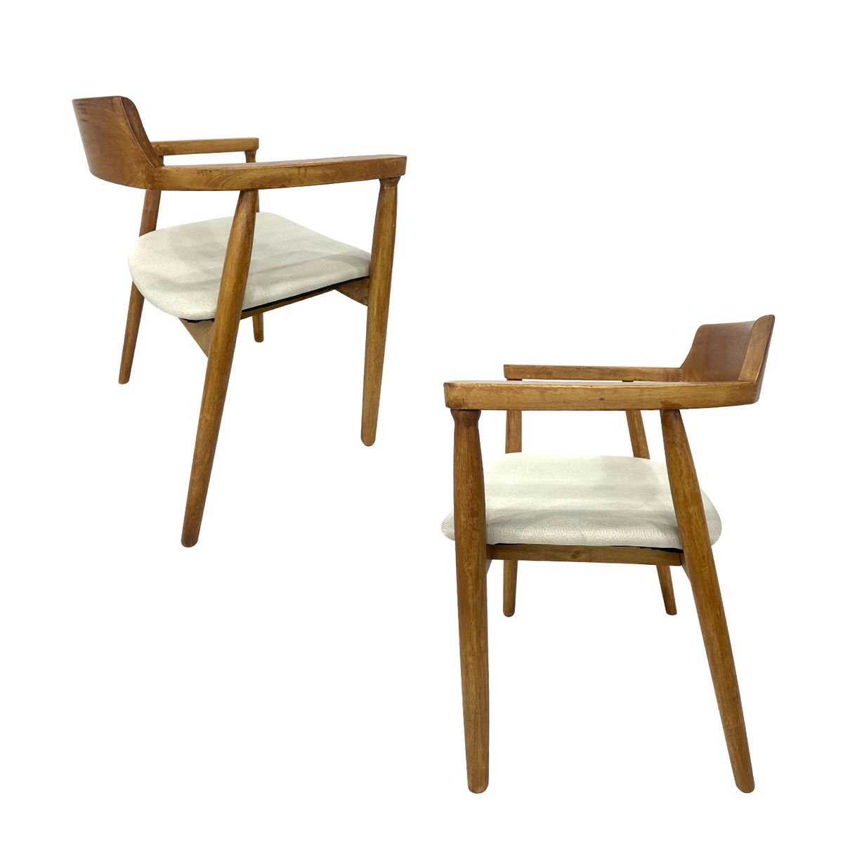 NOVAHUS - Pack 2 Sillas de Comedor Nusa Café