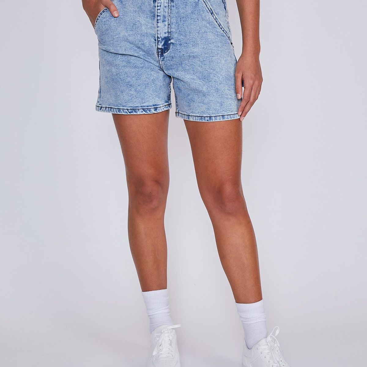 SIOUX - Short Mujer Denim Carpintero Azul Sioux